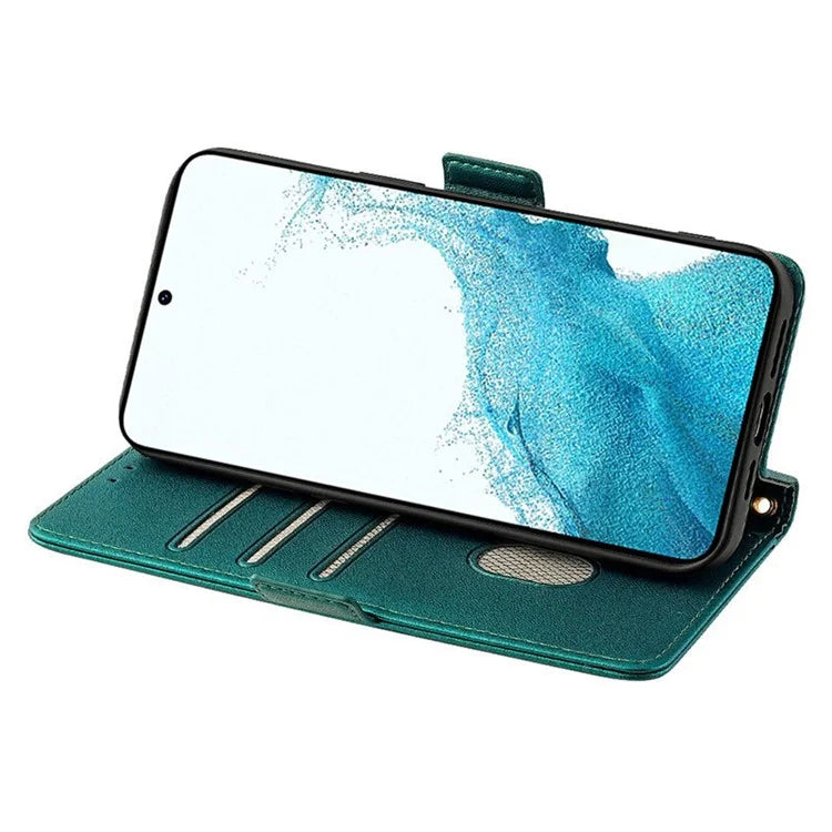 For Samsung Galaxy A35 5G Leather Case RFID Blocking Shockproof Wallet Phone Cover