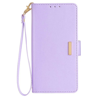 For Samsung Galaxy A55 5G Case RFID Blocking Phone Wallet Cover with 2 Straps