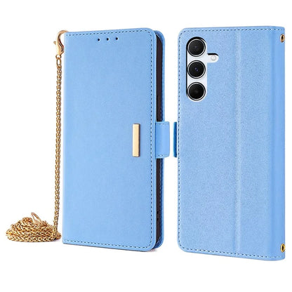 For Samsung Galaxy A55 5G Case RFID Blocking Phone Wallet Cover with 2 Straps