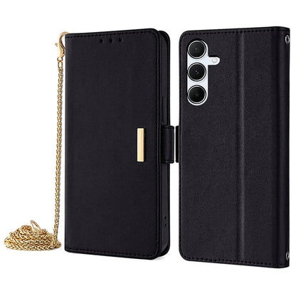 For Samsung Galaxy A55 5G Case RFID Blocking Phone Wallet Cover with 2 Straps