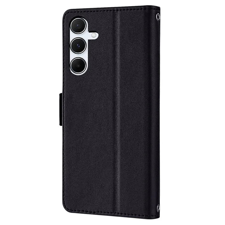 For Samsung Galaxy A55 5G Case RFID Blocking Phone Wallet Cover with 2 Straps