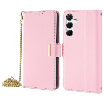 For Samsung Galaxy A55 5G Case RFID Blocking Phone Wallet Cover with 2 Straps