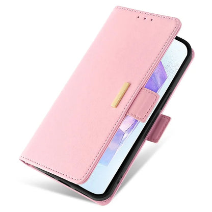 For Samsung Galaxy A55 5G Case RFID Blocking Phone Wallet Cover with 2 Straps