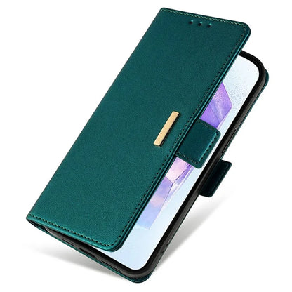 For Samsung Galaxy A55 5G Case RFID Blocking Phone Wallet Cover with 2 Straps