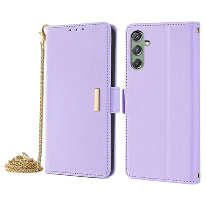 For Samsung Galaxy M34 5G / F34 5G Wallet Case RFID Blocking Leather Phone Cover with 2 Straps
