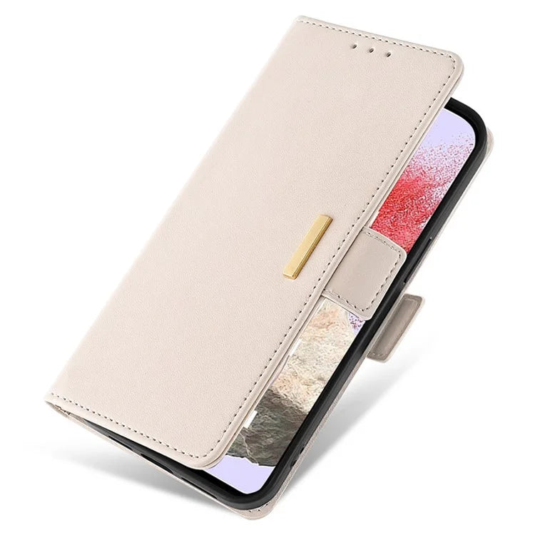 For Samsung Galaxy M34 5G / F34 5G Wallet Case RFID Blocking Leather Phone Cover with 2 Straps