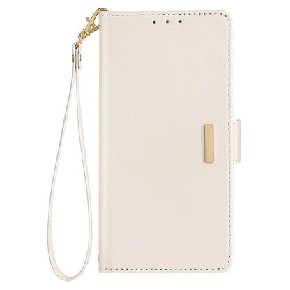 For Samsung Galaxy M34 5G / F34 5G Wallet Case RFID Blocking Leather Phone Cover with 2 Straps