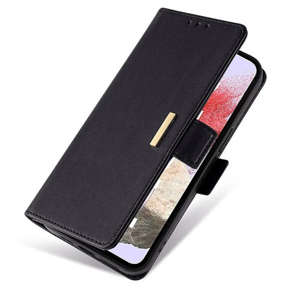 For Samsung Galaxy M34 5G / F34 5G Wallet Case RFID Blocking Leather Phone Cover with 2 Straps