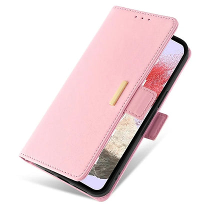 For Samsung Galaxy M34 5G / F34 5G Wallet Case RFID Blocking Leather Phone Cover with 2 Straps