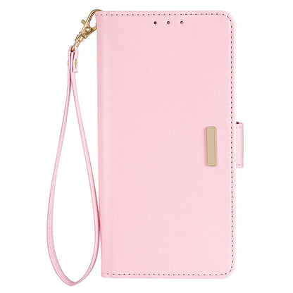 For Samsung Galaxy M34 5G / F34 5G Wallet Case RFID Blocking Leather Phone Cover with 2 Straps