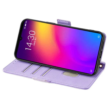 For Meizu Note 9 Case PU Leather Shockproof TPU Shell Wallet Phone Cover RFID Blocking