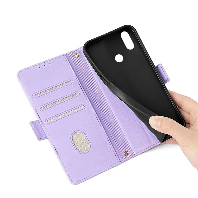 For Meizu Note 9 Case PU Leather Shockproof TPU Shell Wallet Phone Cover RFID Blocking