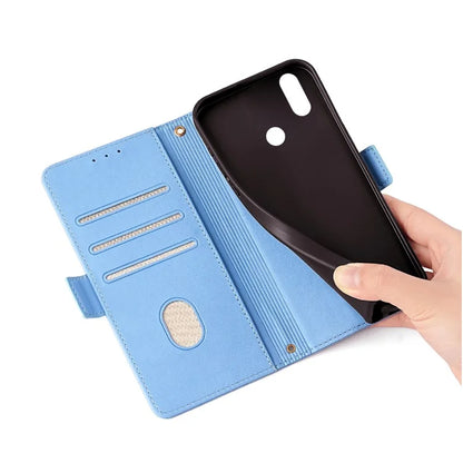 For Meizu Note 9 Case PU Leather Shockproof TPU Shell Wallet Phone Cover RFID Blocking