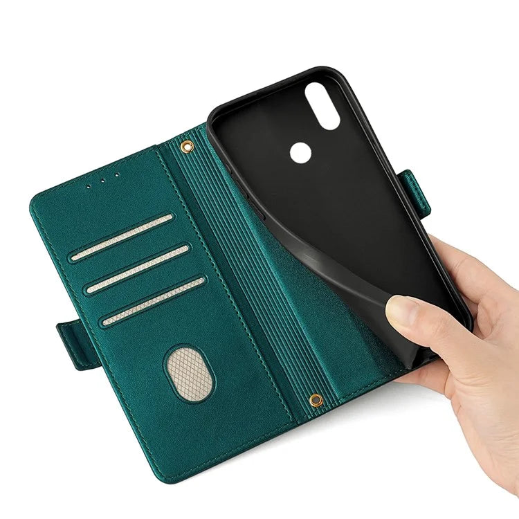 For Meizu Note 9 Case PU Leather Shockproof TPU Shell Wallet Phone Cover RFID Blocking