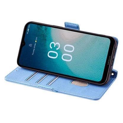For Nokia C300 Case RFID Blocking Flip Leather Handbag Phone Cover with Shoulder Chain