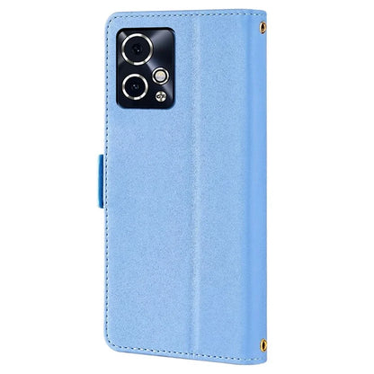 For Honor 90 GT 5G Wallet Case RFID Blocking Leather Phone Cover with 2 Straps