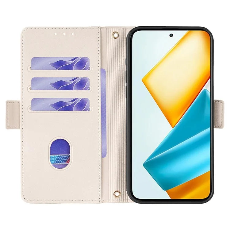 For Honor 90 GT 5G Wallet Case RFID Blocking Leather Phone Cover with 2 Straps
