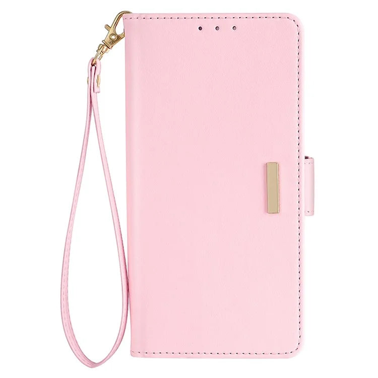 For Honor 90 GT 5G Wallet Case RFID Blocking Leather Phone Cover with 2 Straps