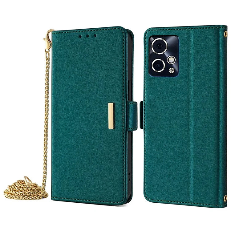 For Honor 90 GT 5G Wallet Case RFID Blocking Leather Phone Cover with 2 Straps