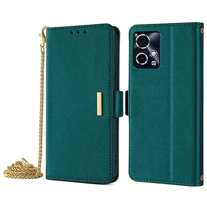 For Honor 90 GT 5G Wallet Case RFID Blocking Leather Phone Cover with 2 Straps