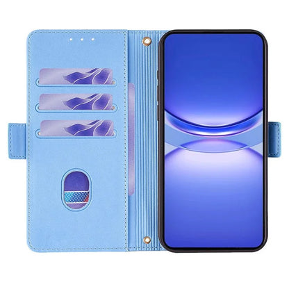 For Honor X8b 4G Leather Case with Shoulder Strap RFID Blocking Wallet Stand Cover