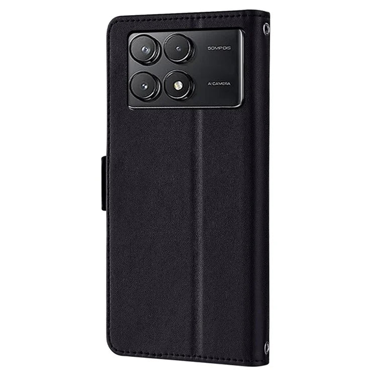 For Xiaomi Poco F6 Pro 5G / Redmi K70 5G / K70 Pro 5G Case RFID Blocking Wallet Leather Stand Phone Cover