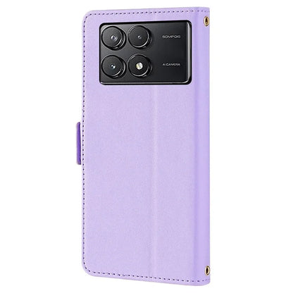 For Xiaomi Poco F6 Pro 5G / Redmi K70 5G / K70 Pro 5G Case RFID Blocking Wallet Leather Stand Phone Cover