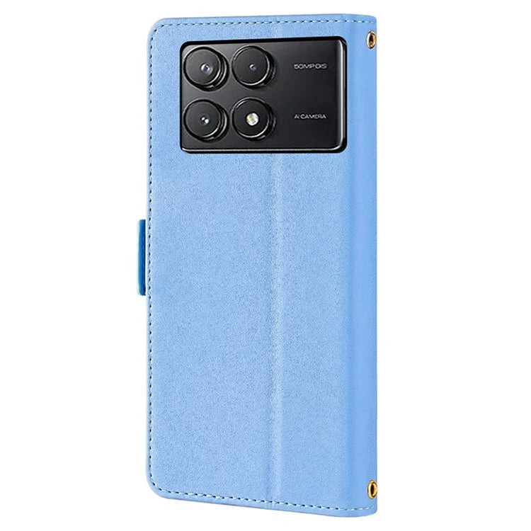 For Xiaomi Poco F6 Pro 5G / Redmi K70 5G / K70 Pro 5G Case RFID Blocking Wallet Leather Stand Phone Cover