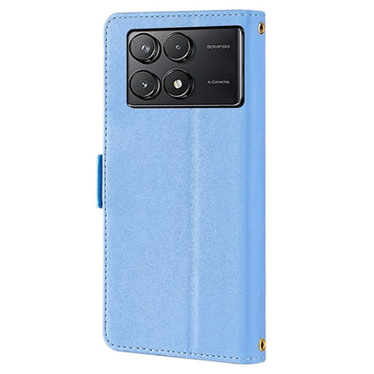 For Xiaomi Poco F6 Pro 5G / Redmi K70 5G / K70 Pro 5G Case RFID Blocking Wallet Leather Stand Phone Cover