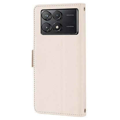 For Xiaomi Poco F6 Pro 5G / Redmi K70 5G / K70 Pro 5G Case RFID Blocking Wallet Leather Stand Phone Cover