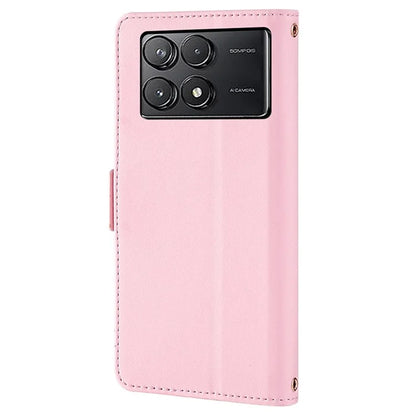 For Xiaomi Poco F6 Pro 5G / Redmi K70 5G / K70 Pro 5G Case RFID Blocking Wallet Leather Stand Phone Cover