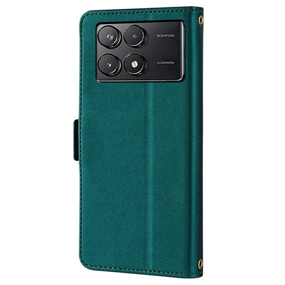 For Xiaomi Poco F6 Pro 5G / Redmi K70 5G / K70 Pro 5G Case RFID Blocking Wallet Leather Stand Phone Cover