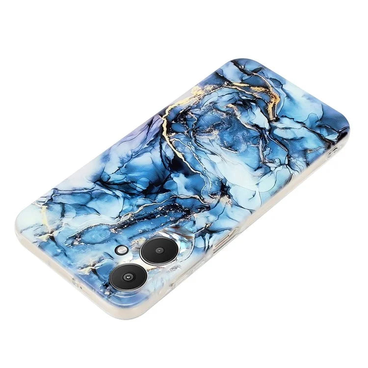 For Xiaomi Redmi 13C 4G / Poco C65 4G Case Soft TPU Protective Phone Cover Marble Pattern Print