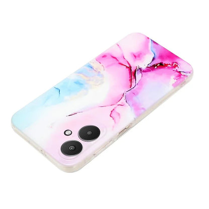 For Xiaomi Redmi 13C 4G / Poco C65 4G Case Soft TPU Protective Phone Cover Marble Pattern Print