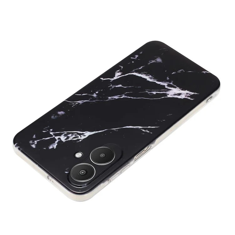 For Xiaomi Redmi 13C 4G / Poco C65 4G Case Soft TPU Protective Phone Cover Marble Pattern Print