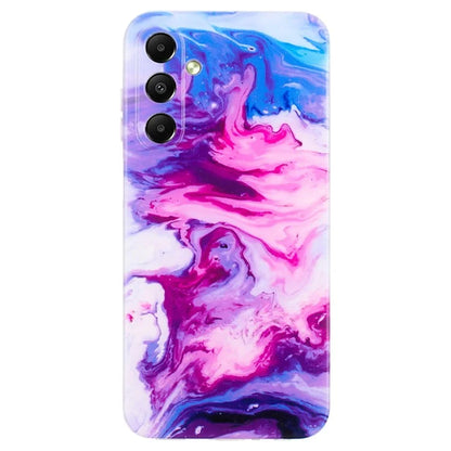 For Samsung Galaxy S24 Case TPU Phone Back Cover Marble Pattern Printing