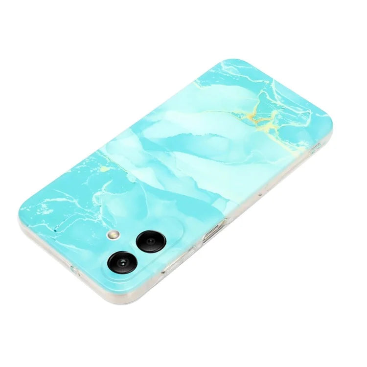For Samsung Galaxy A05 4G Case Marble Pattern Print Soft TPU Phone Cover