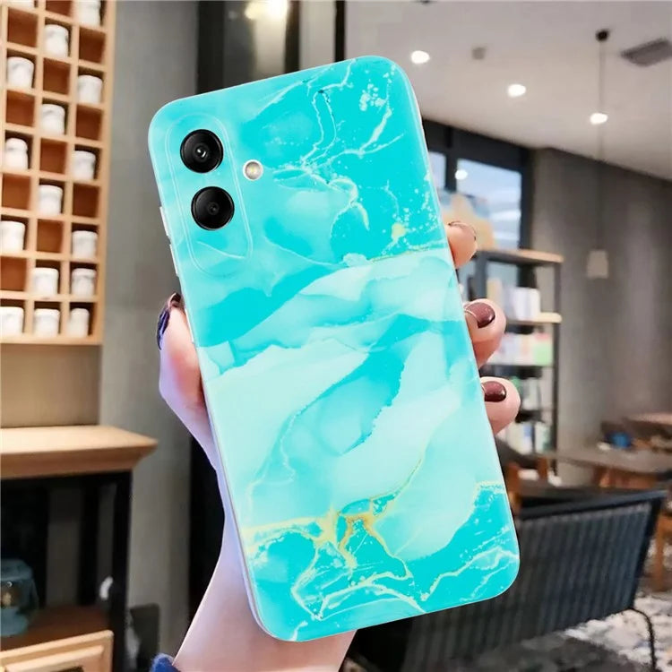 For Samsung Galaxy A05 4G Case Marble Pattern Print Soft TPU Phone Cover