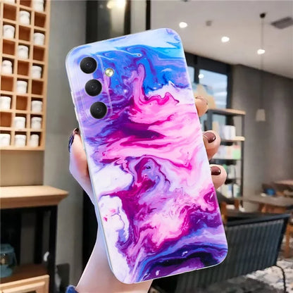 For Samsung Galaxy A05s 4G Case Marble Pattern TPU Slim Flexible Phone Cover