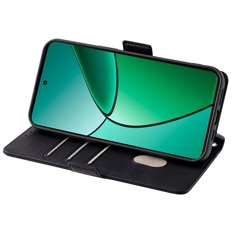 For Realme 12+ 5G Leather Case RFID Blocking Wallet Phone Cover with Magnetic Clasp