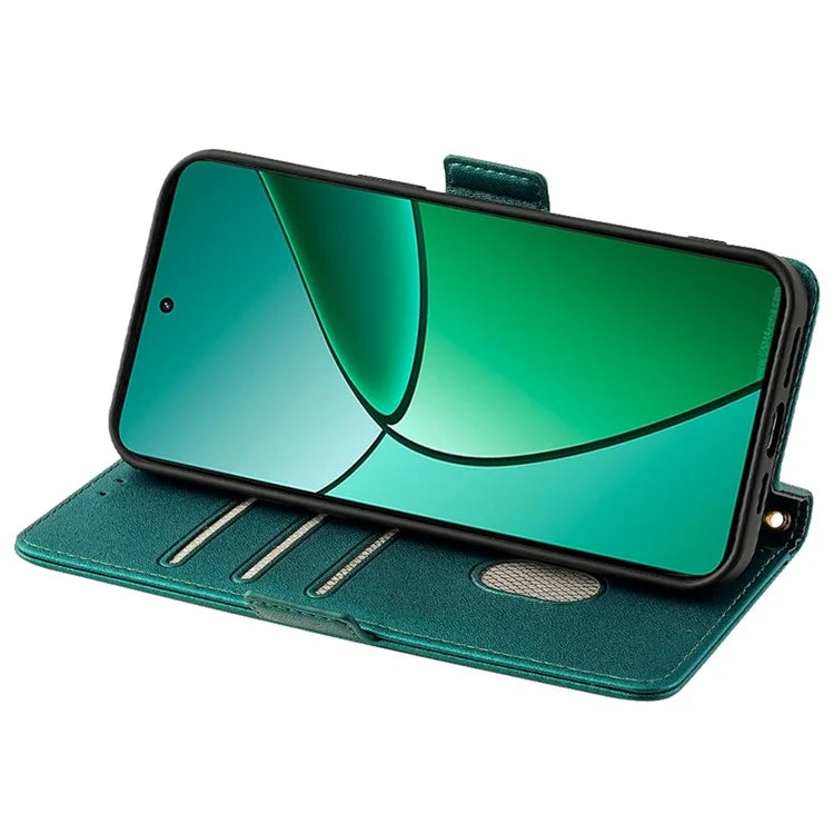 For Realme 12+ 5G Leather Case RFID Blocking Wallet Phone Cover with Magnetic Clasp