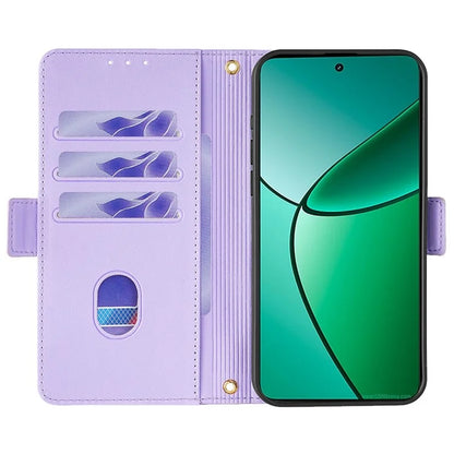 For Realme 12+ 5G Leather Case RFID Blocking Wallet Phone Cover with Magnetic Clasp