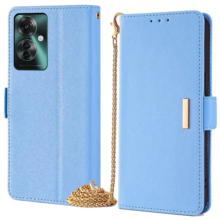 For Oppo Reno11 F 5G / F25 Pro 5G Leather Case RFID Blocking Wallet Stand Crossbody Phone Cover