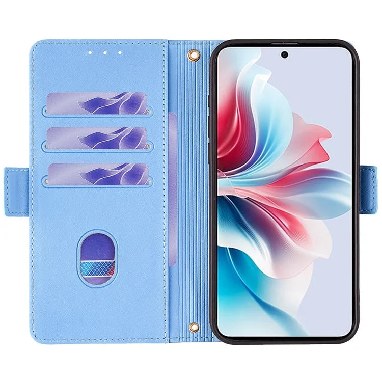 For Oppo Reno11 F 5G / F25 Pro 5G Leather Case RFID Blocking Wallet Stand Crossbody Phone Cover