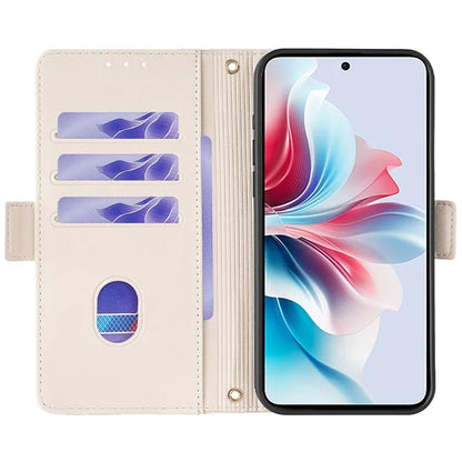 For Oppo Reno11 F 5G / F25 Pro 5G Leather Case RFID Blocking Wallet Stand Crossbody Phone Cover