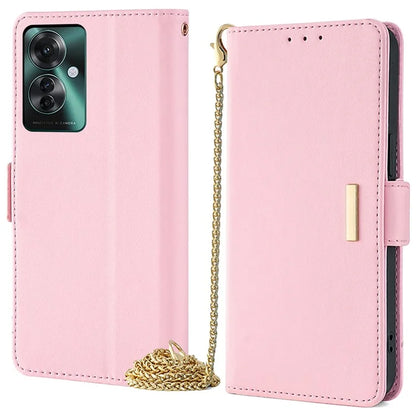 For Oppo Reno11 F 5G / F25 Pro 5G Leather Case RFID Blocking Wallet Stand Crossbody Phone Cover