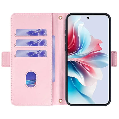 For Oppo Reno11 F 5G / F25 Pro 5G Leather Case RFID Blocking Wallet Stand Crossbody Phone Cover