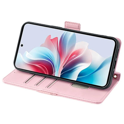 For Oppo Reno11 F 5G / F25 Pro 5G Leather Case RFID Blocking Wallet Stand Crossbody Phone Cover