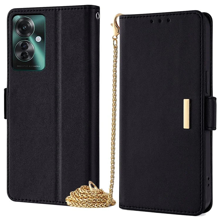 For Oppo Reno11 F 5G / F25 Pro 5G Leather Case RFID Blocking Wallet Stand Crossbody Phone Cover