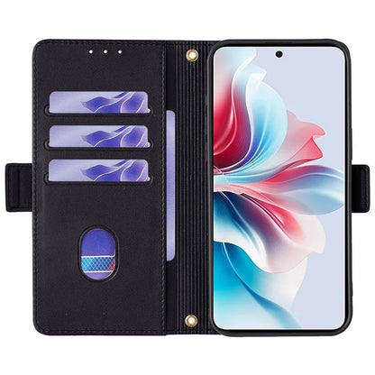 For Oppo Reno11 F 5G / F25 Pro 5G Leather Case RFID Blocking Wallet Stand Crossbody Phone Cover